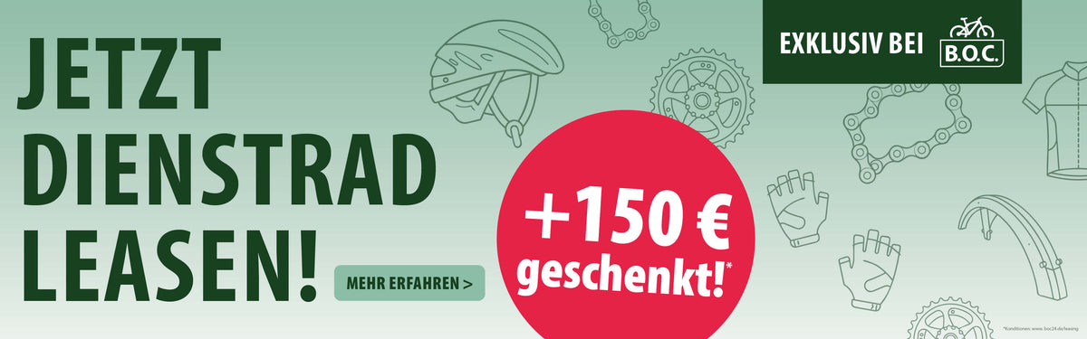 Dienstrad leasen und 150 Euro geschenkt
